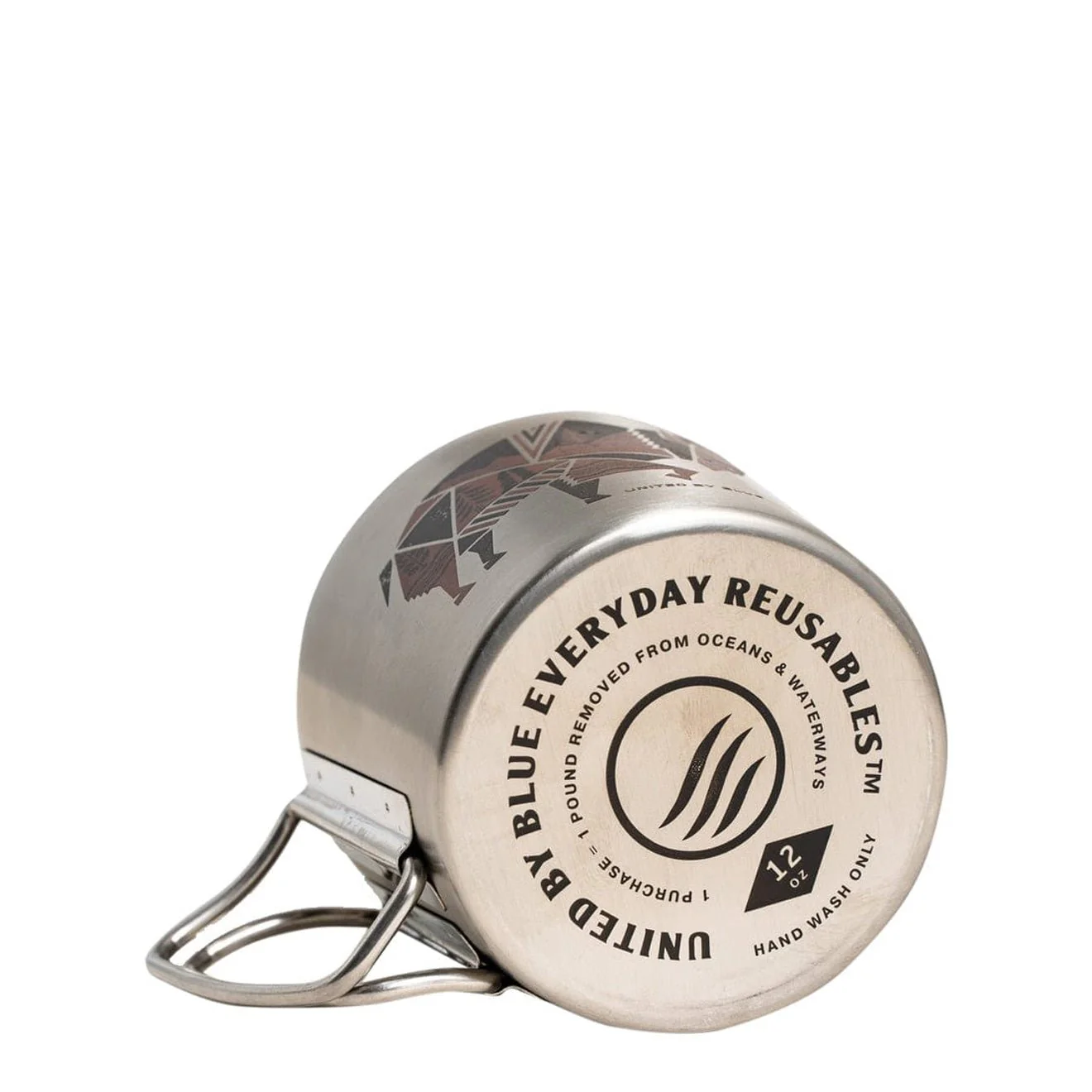 United by Blue 12oz Compass Cup Geo Bison - Image 5