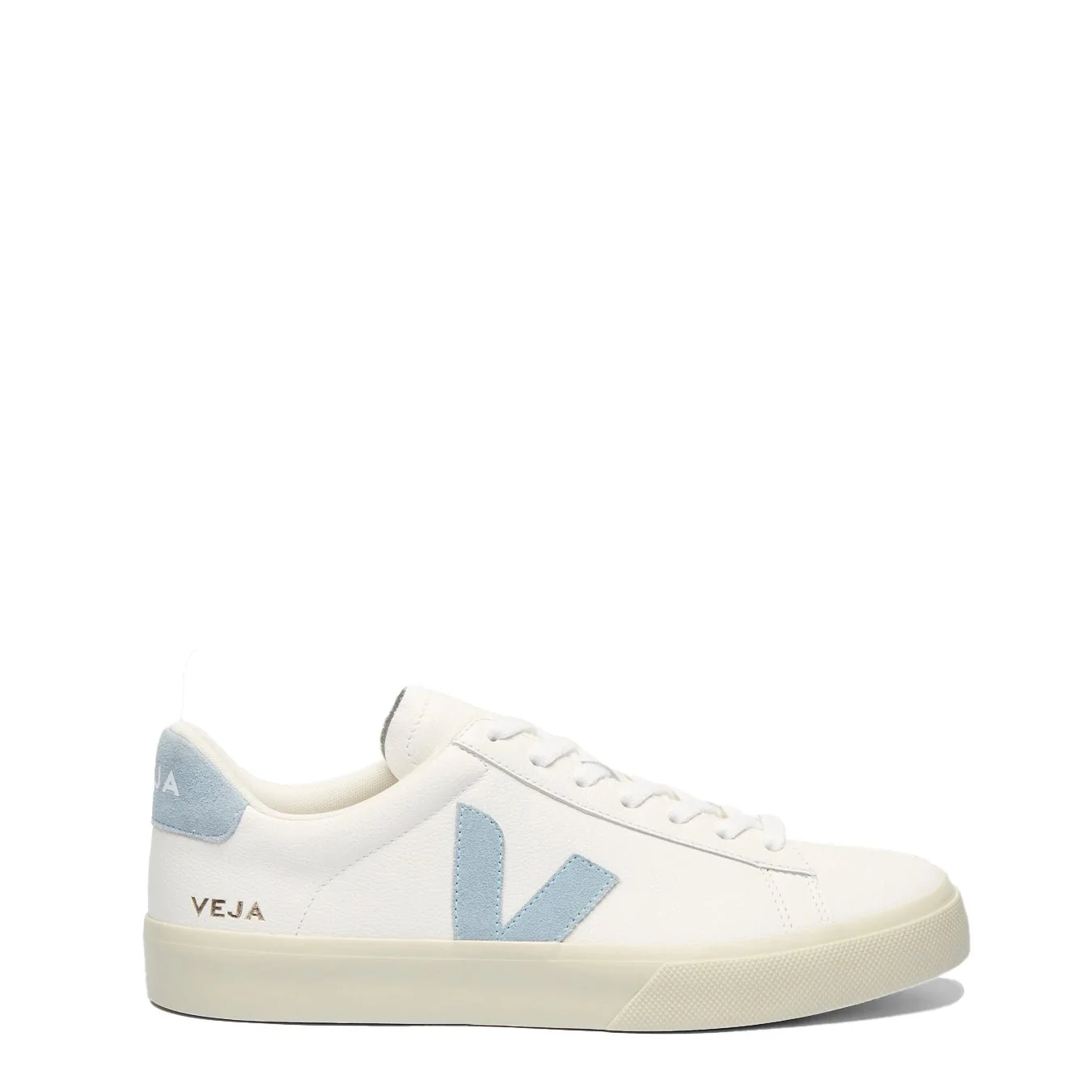 Veja Womens Campo Leather White Steel