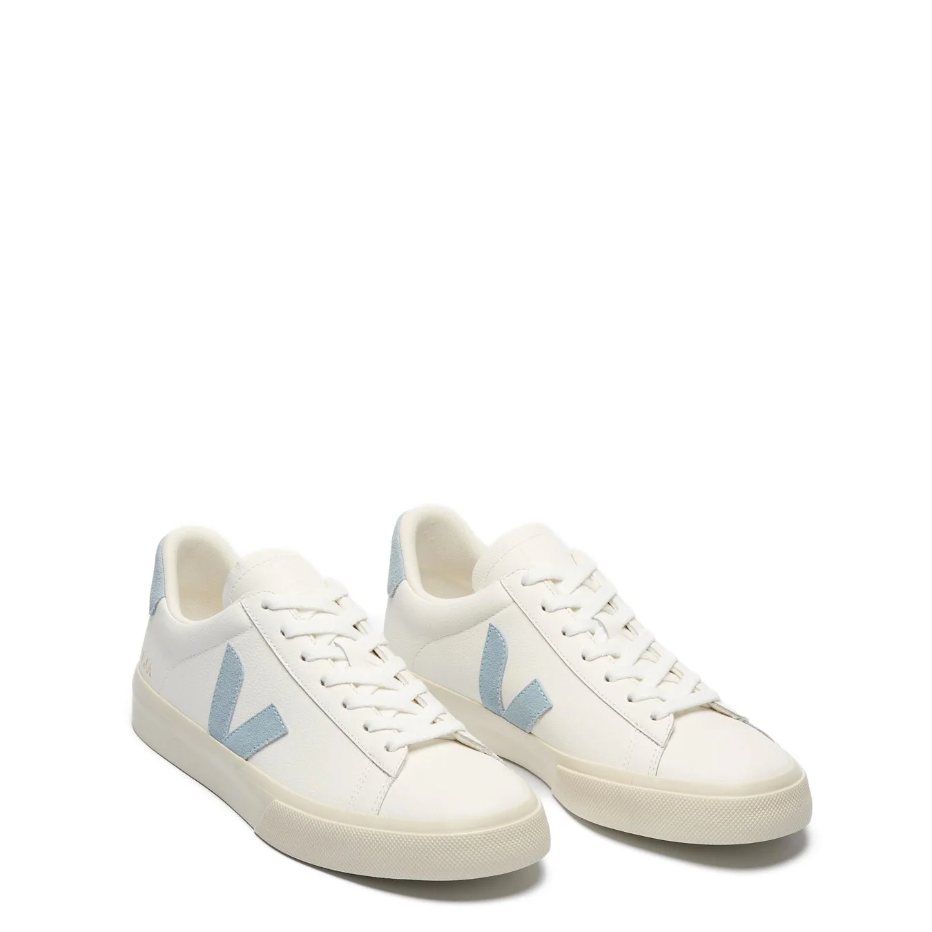 Veja Womens Campo Leather White Steel - Image 2