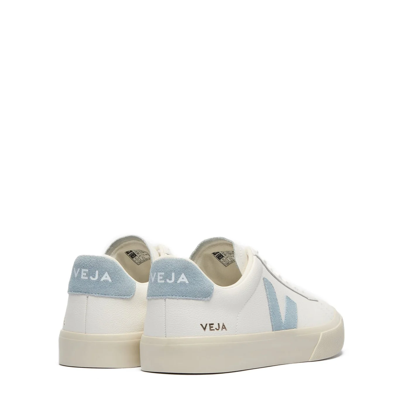 Veja Womens Campo Leather White Steel - Image 3