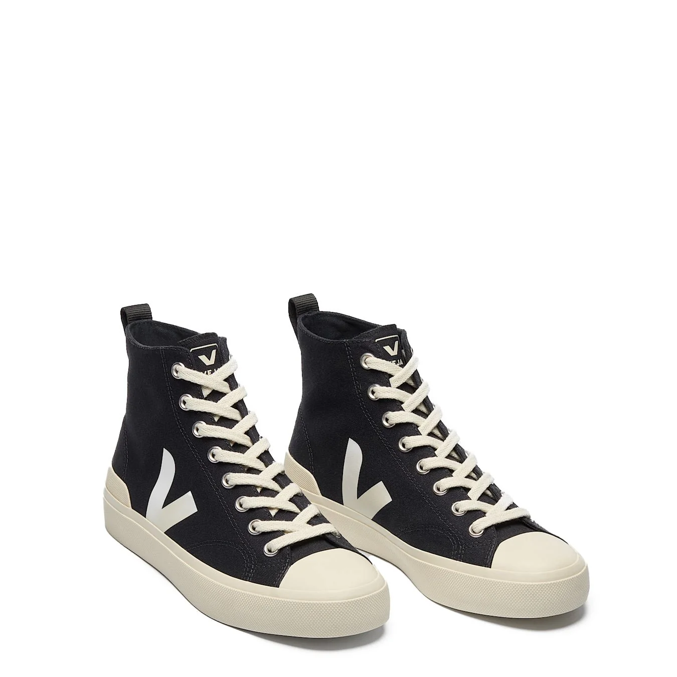 Veja Womens Wata II Canvas Black Pierre - Image 2