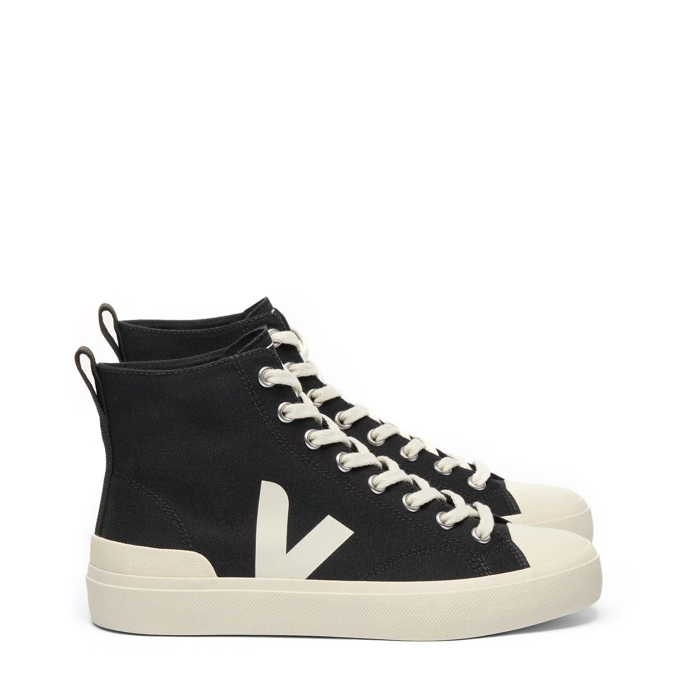 Veja Womens Wata II Canvas Black Pierre - Image 4