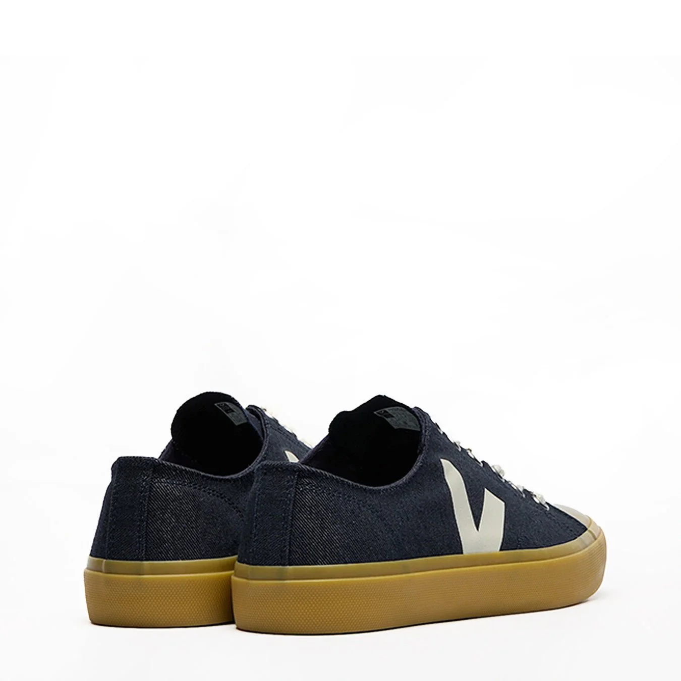 Veja Womens Wata II Low Blue / Pierre / Natural - Image 3