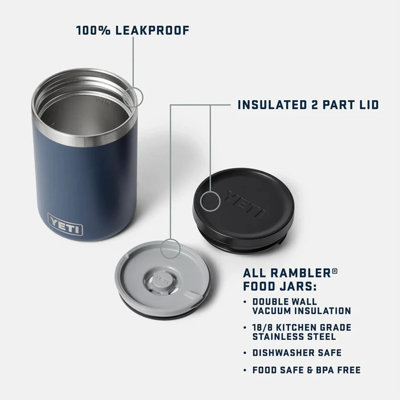 YETI Insulated Food Jar 16oz Stainless Steel - Image 8