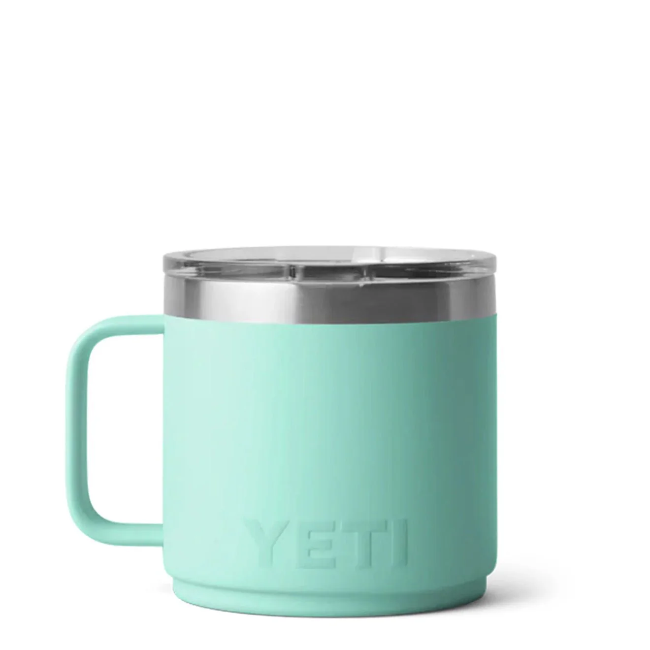 YETI Rambler 14oz Stackable Mug MS Seafoam - Image 2