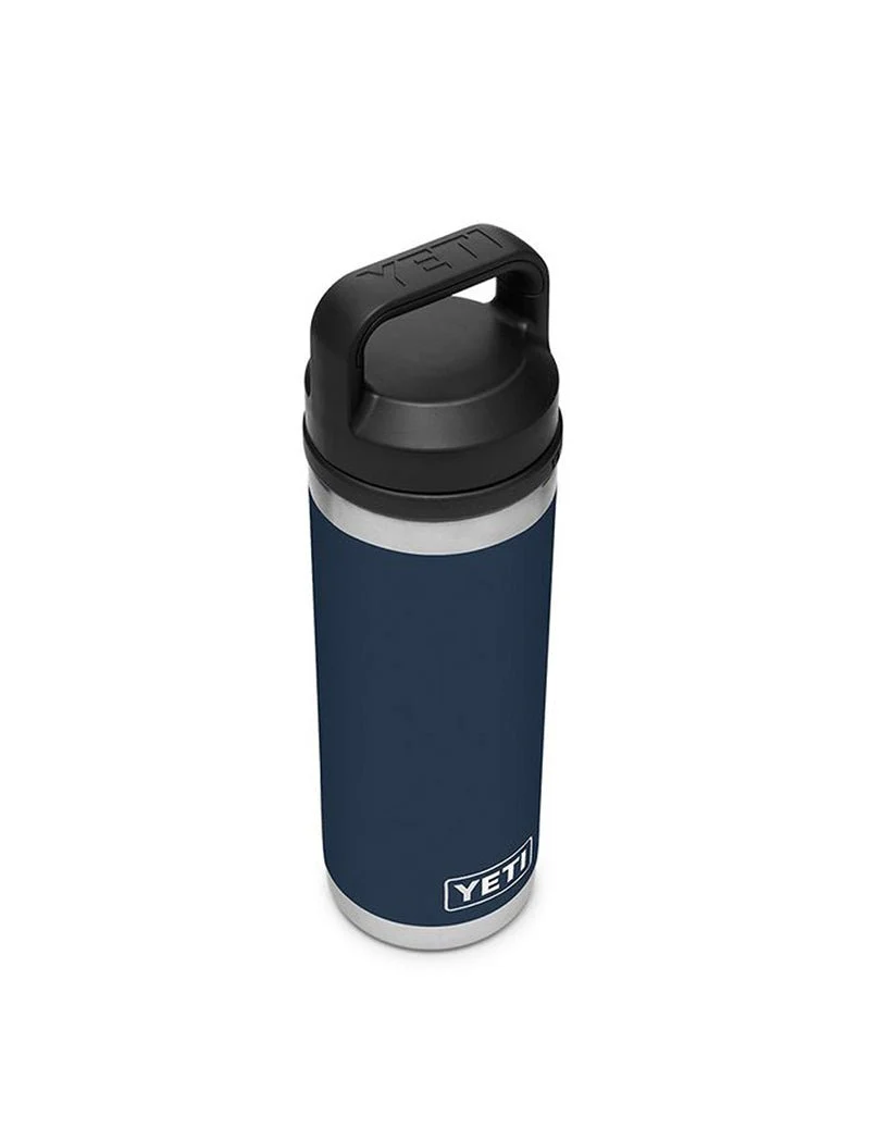 YETI Rambler 18oz Bottle Chug Navy - Image 3