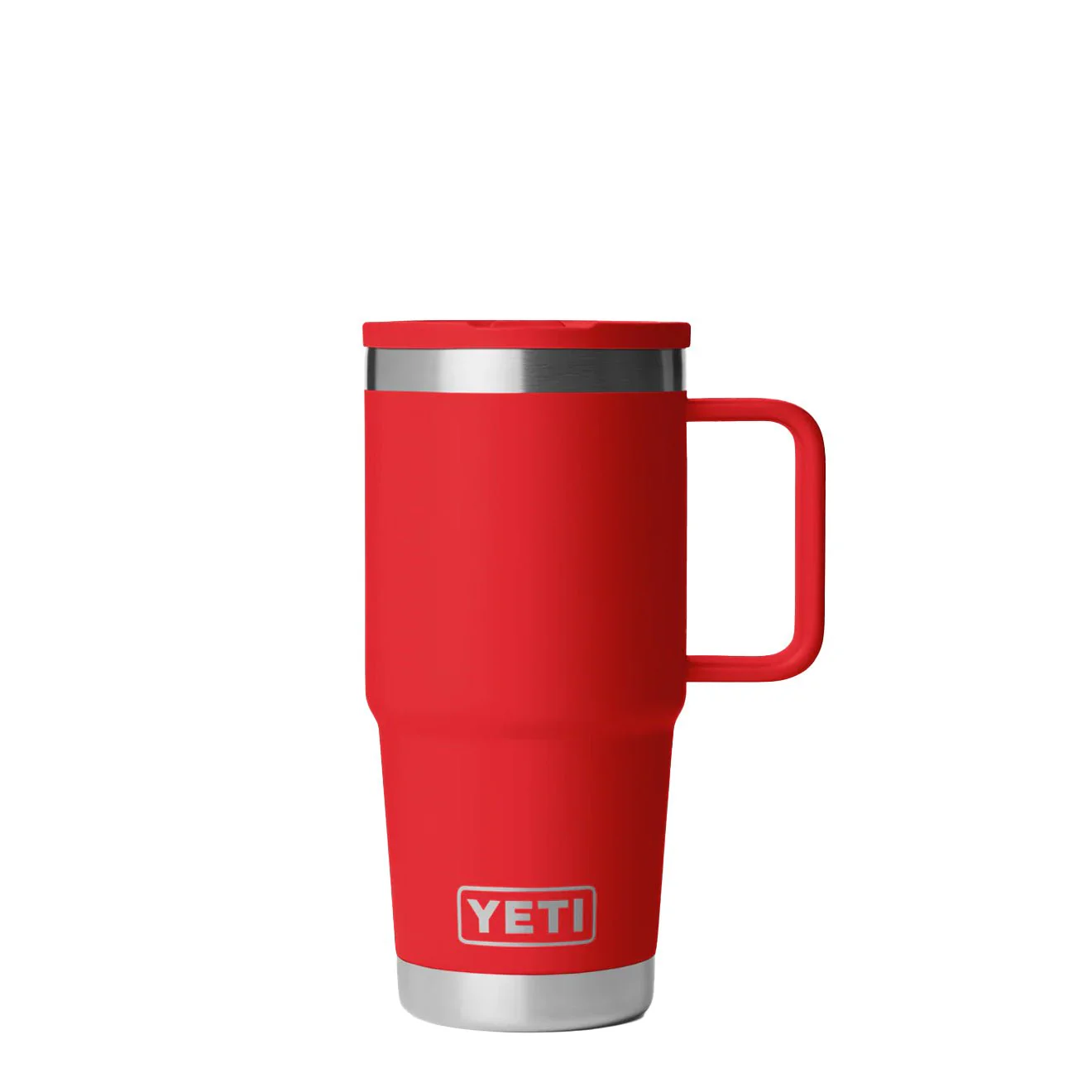 YETI Rambler 20 Oz Travel Straw Mug Rescue Red
