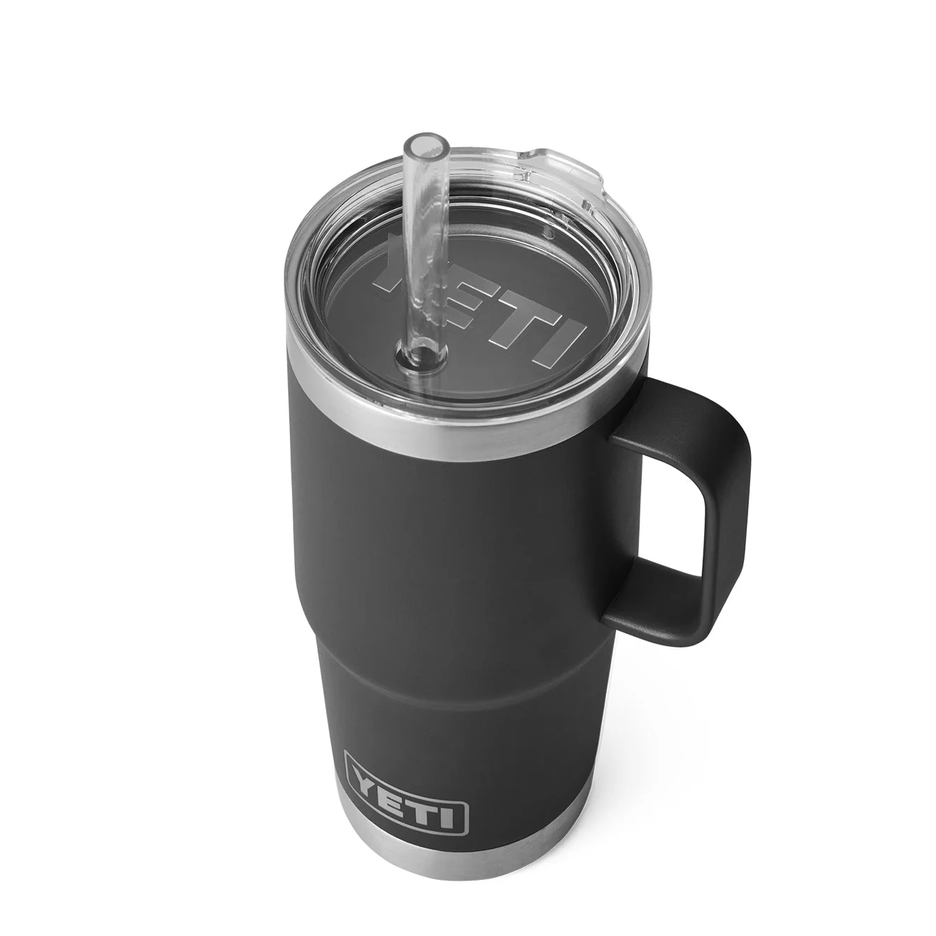 YETI Rambler 25oz Straw Mug Black - Image 2