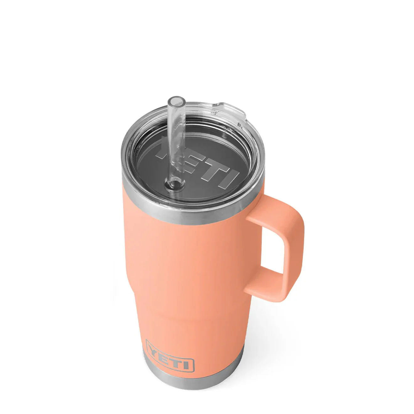 YETI Rambler 25oz Straw Mug Lowcountry Peach - Image 4