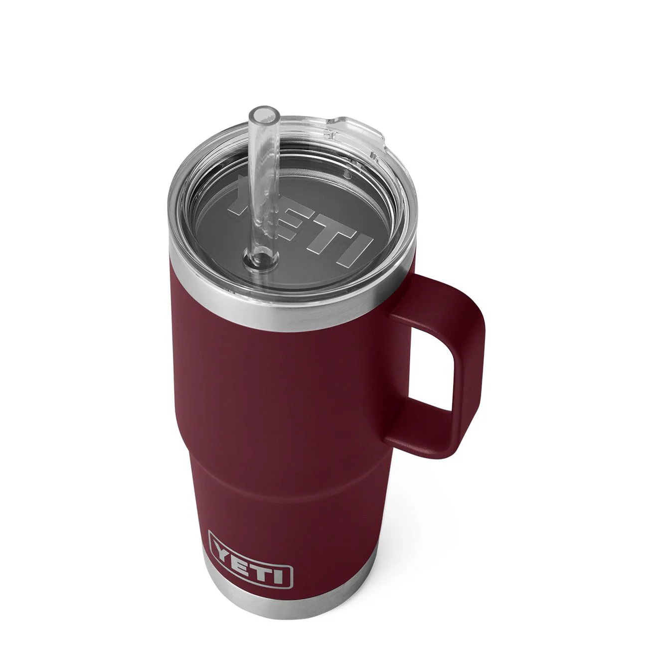 YETI Rambler 25oz Straw Mug Wild Vine Red - Image 4