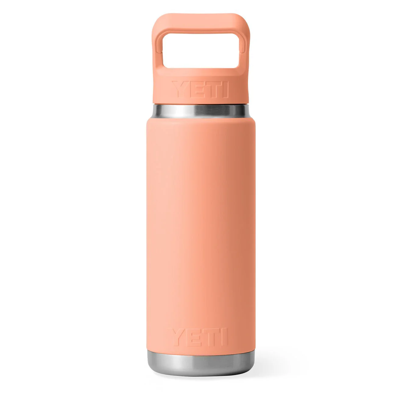 YETI Rambler 26oz Straw Bottle Lowcountry Peach - Image 2