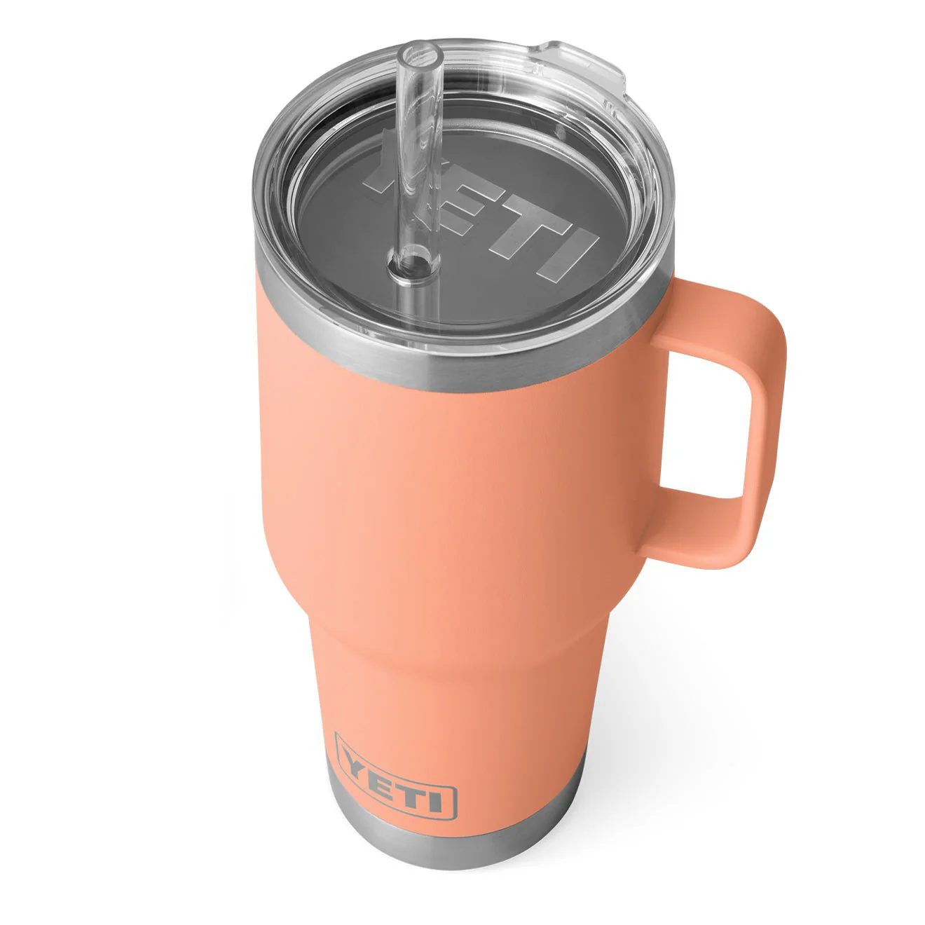 YETI Rambler 35oz Straw Mug Lowcountry Peach - Image 4