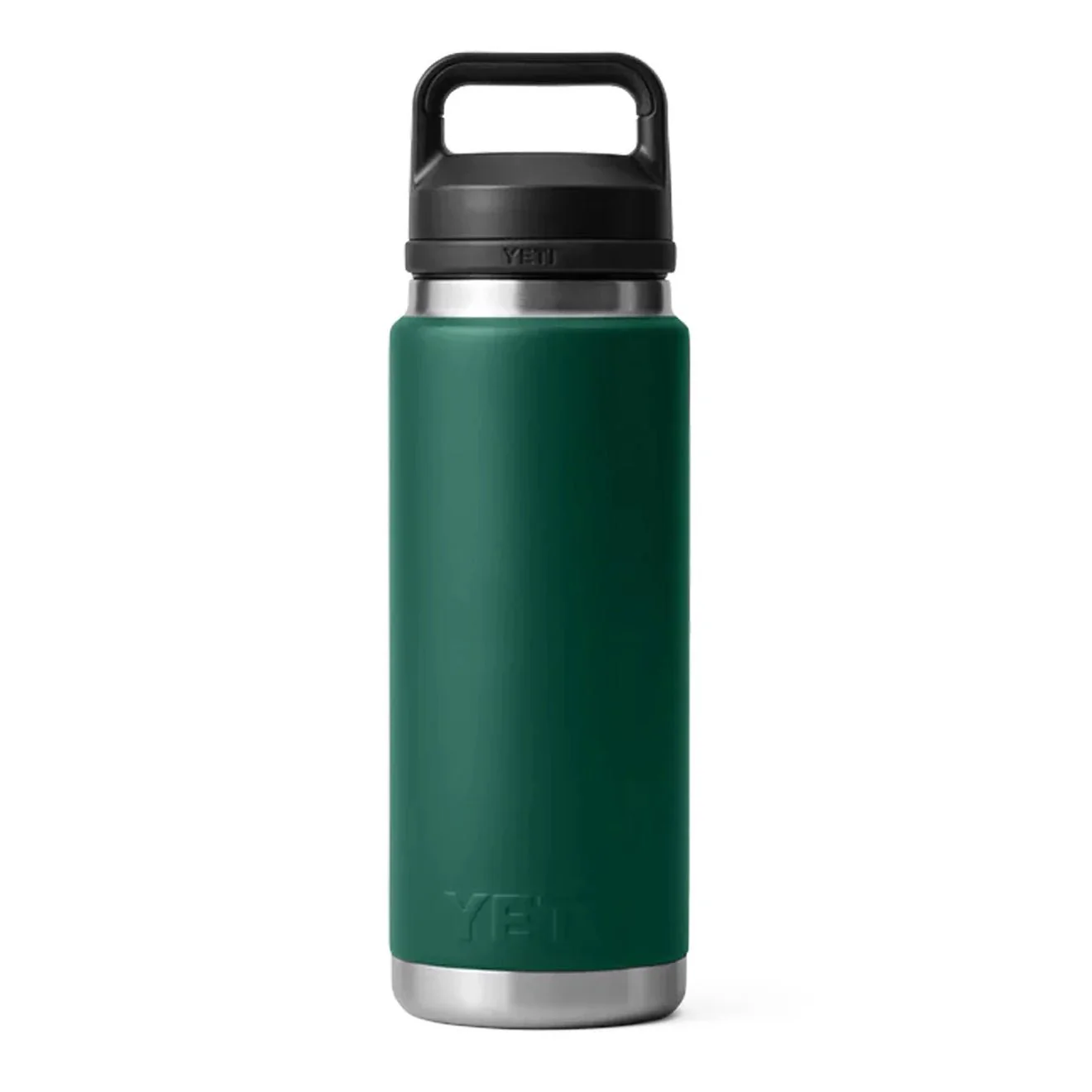 YETI Rambler Bottle Chug 26 oz Black Forest Green - Image 2