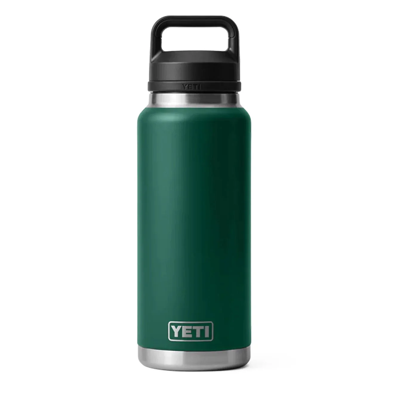 YETI Rambler Bottle Chug 36 oz Black Forest Green