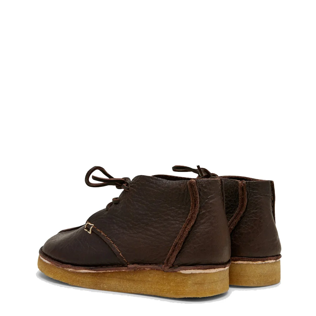 Yogi Womens Glenn Centre Seam Ostrich Leather Boot Dark Brown - Image 3