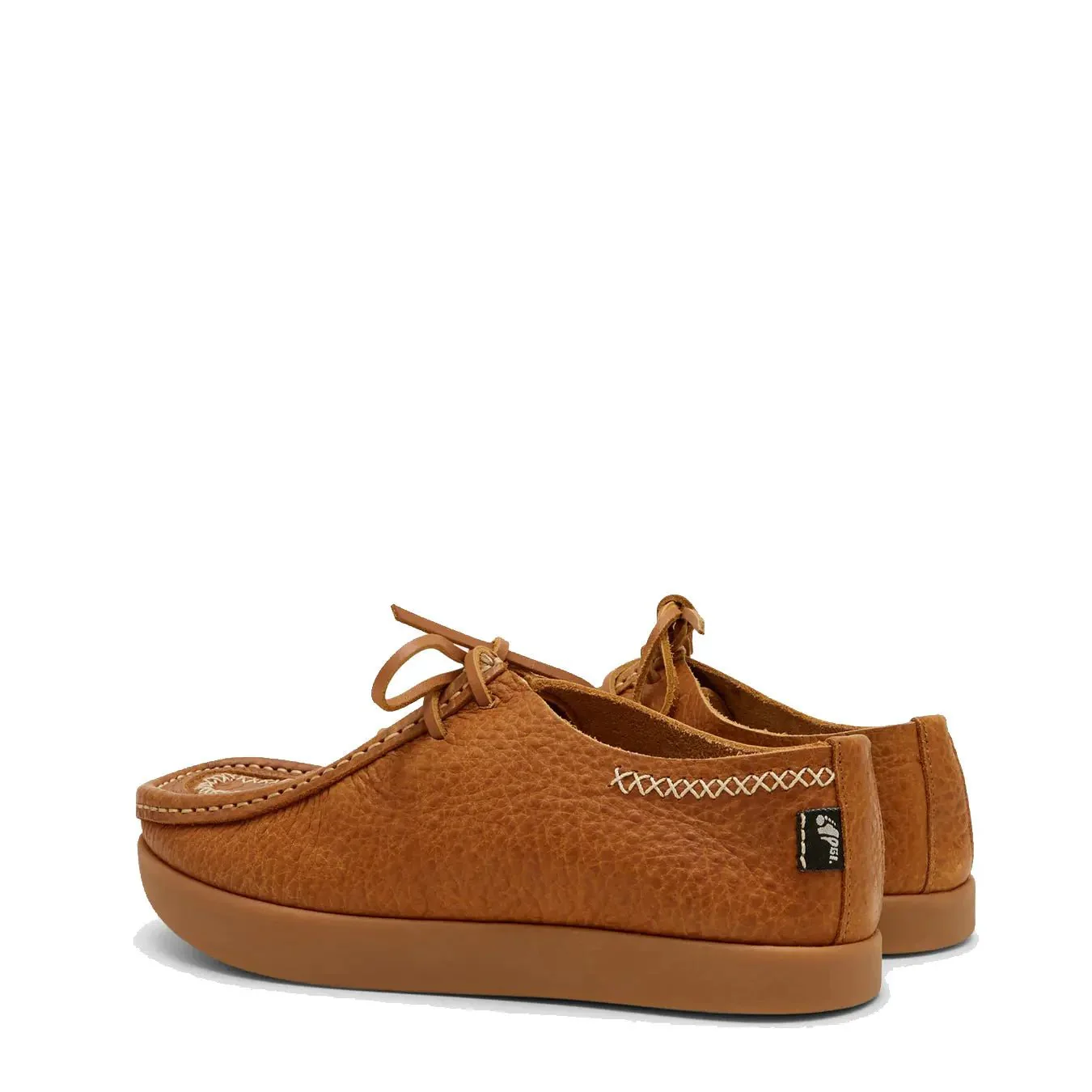 Yogi Womens Willard Ostrich Leather Shoe Honey - Image 2
