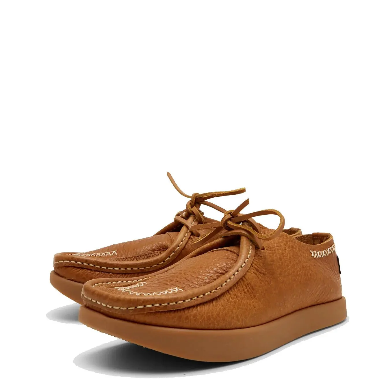 Yogi Womens Willard Ostrich Leather Shoe Honey - Image 4